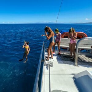 Snorkel Adventure departing Kawaihae Harbor