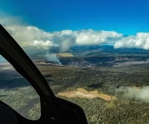 Helicopter and volcano tour combo exploring Big Island from Oahu