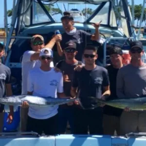 Three quarter day shared charter with scenic island views