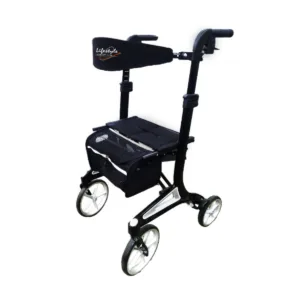 Ergonomic tall specialty rollator for scuba diving