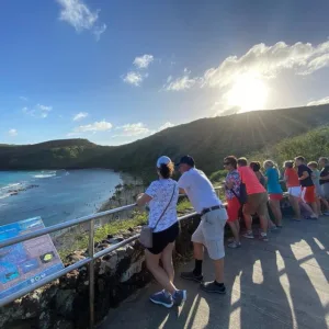 Scenic views from circle island tour in Waikiki area