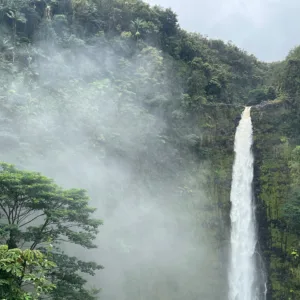 Small group exploring volcanoes near Kona on Big Island