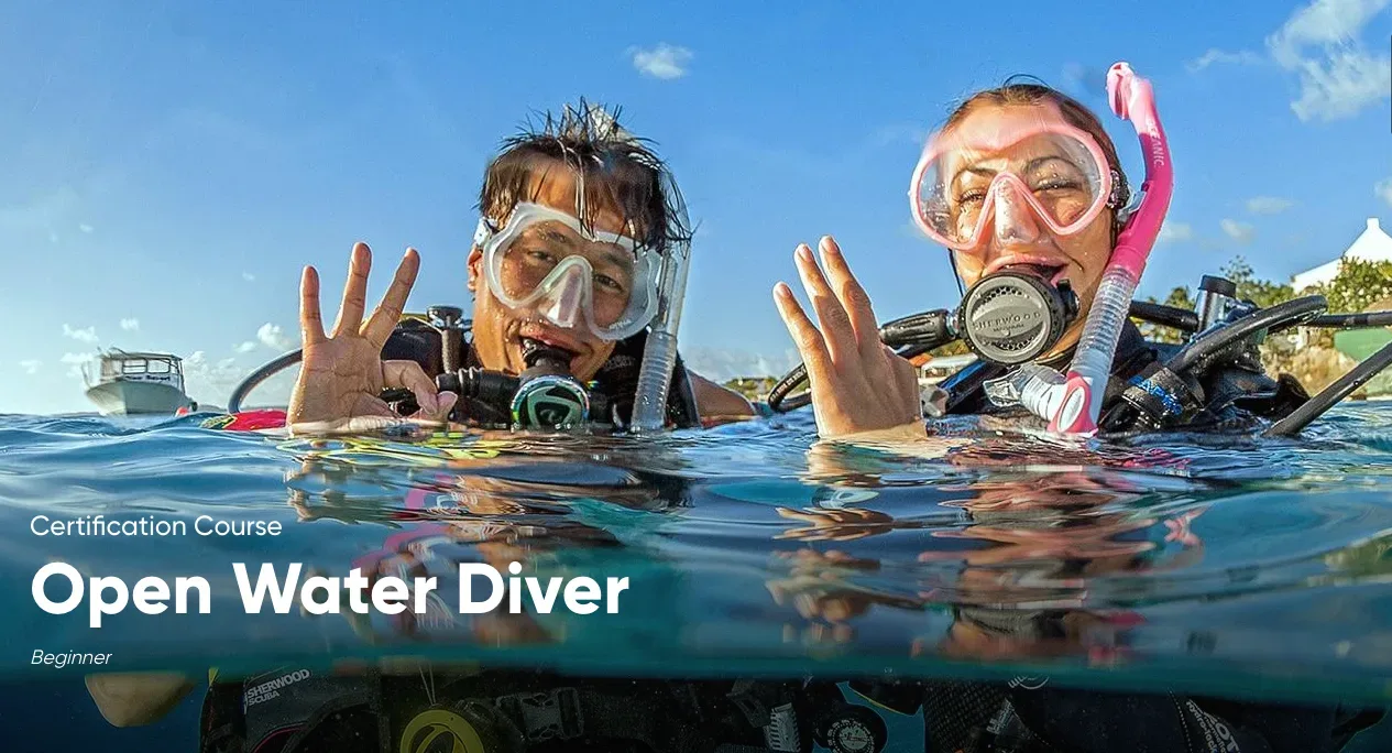 Beginner scuba diving lessons in Oahu waters
