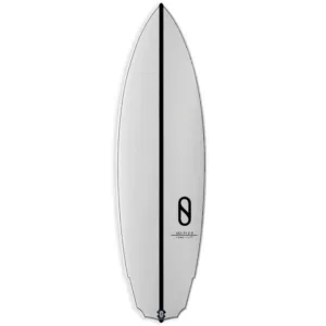5 foot 8 inch Sci-Fi 2.0 surfboard on beach