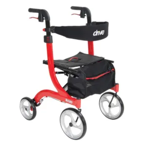 Lightweight Nitro Rollator walker with large front wheels