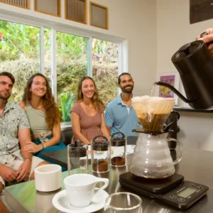 Hands-on coffee brewing workshop at home