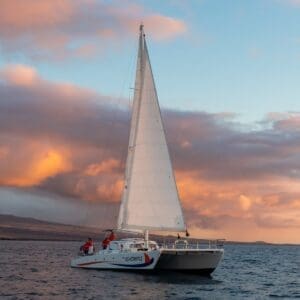 Pau Hana Sunset Cruise departing Anaeho’omalu Bay