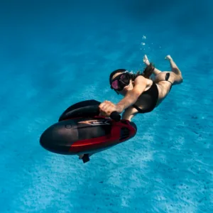 Small group jet scooter snorkeling with GoPro footage