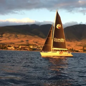 Private sunset sail capturing breathtaking Maui evening views