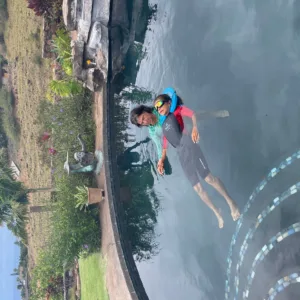 Daily rental of flotation therapy equipment including wetsuit