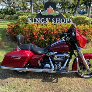 Harley-Davidson Street Glide motorcycle parked outdoors