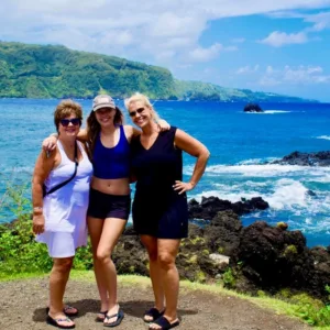 Scenic road winding through lush Maui landscape
