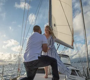Private two-hour proposal cruise with yacht or catamaran