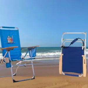 Tommy Bahama Hi-Boy beach chair with pillow