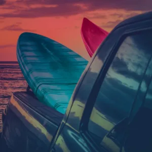 Extended beach gear package for week-long use