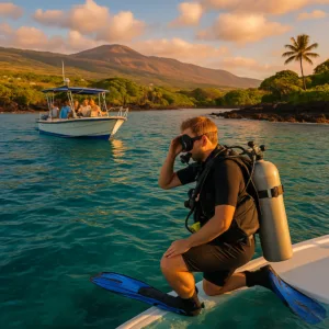 Snorkelers exploring vibrant coral reefs and marine life