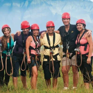 Zipline and paddle adventure through Kauai forest
