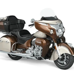 Indian Roadmaster Darkhorse with full size tour trunk and wide seat