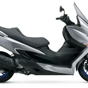 Suzuki Burgman 400cc scooter in city setting