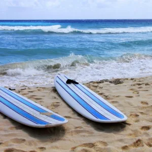 Soft top surfboard rentals for all ages and levels